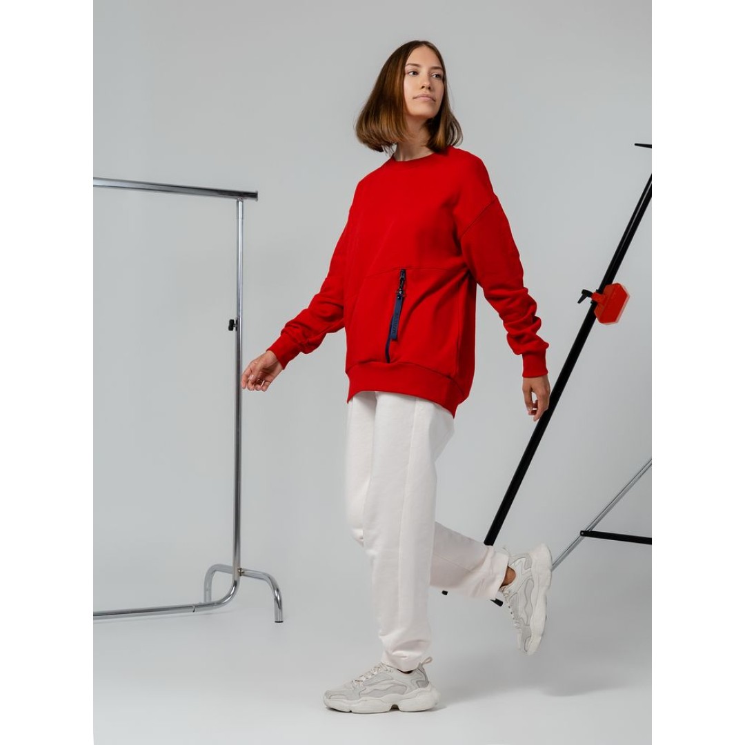 Свитшот унисекс Kosmos 2.0, кремовый, размер M/L