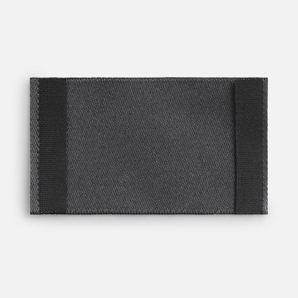 Лейбл тканевый Epsilon, M, темно-серый