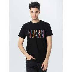 Футболка Human, черная, S