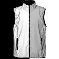 Жилет двусторонний Manifest из светоотражающей ткани, серый, размер XS/S