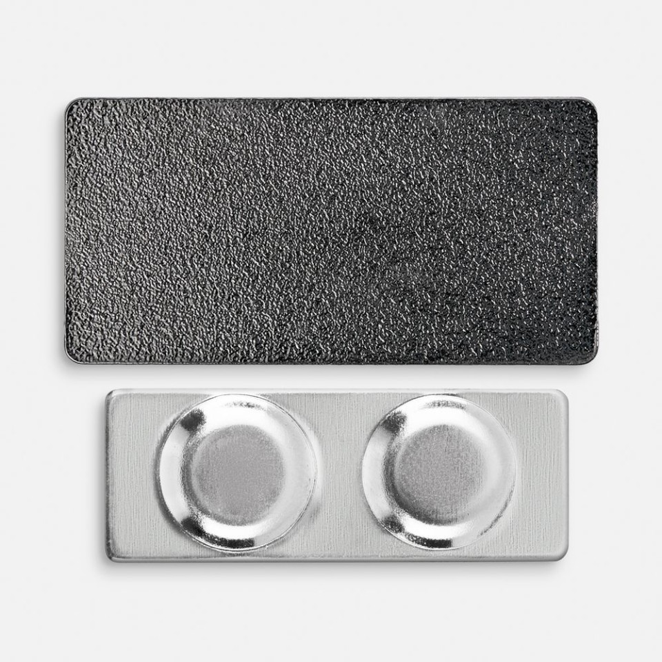 Значок Magnet Matto, серый металлик