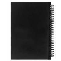 Ежедневник Notera Maxi, недатированный, черный