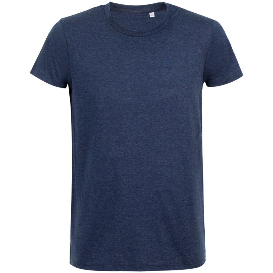 Футболка мужская приталенная Regent Fit синий меланж, XS