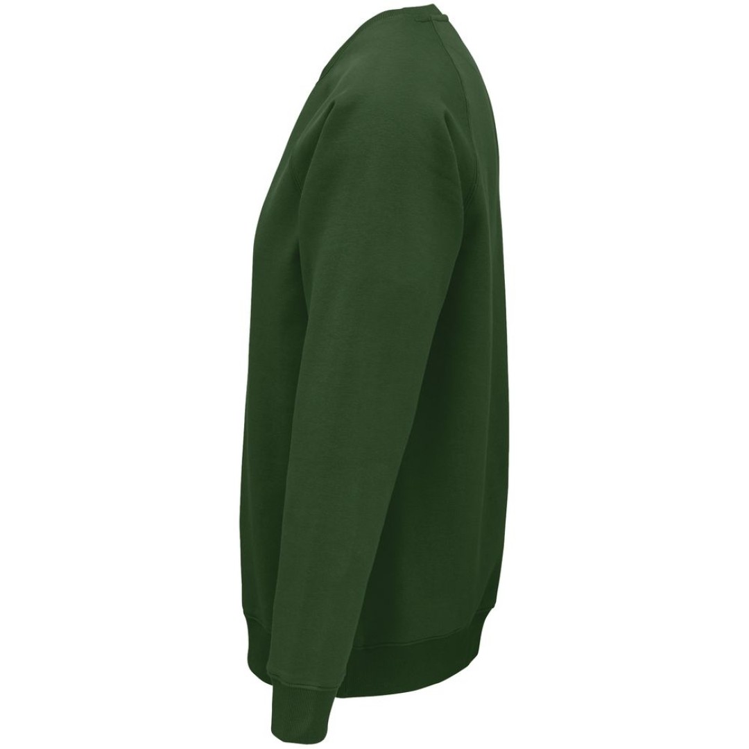 Свитшот унисекс Space, темно-зеленый, M