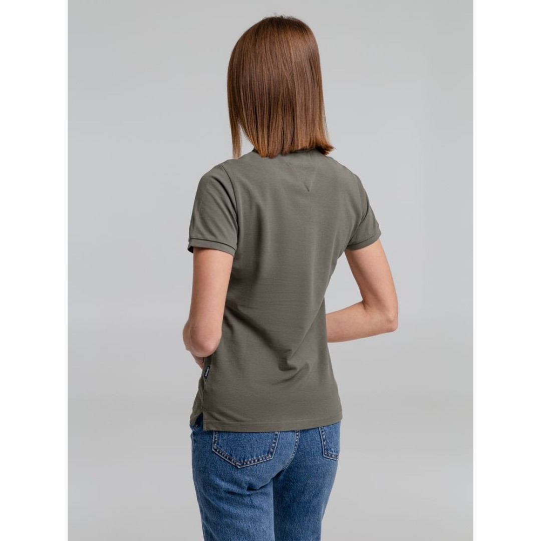 Рубашка поло женская Neptune темно-серая, S