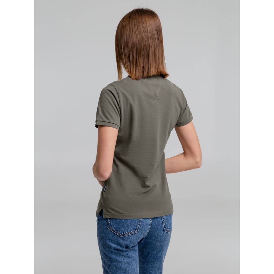 Рубашка поло женская Neptune темно-серая, M