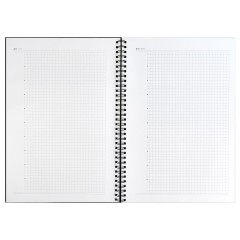 Ежедневник Notera Maxi, недатированный, черный