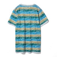 Футболка мужская RAYET двусторонняя, голубой/зеленый, S