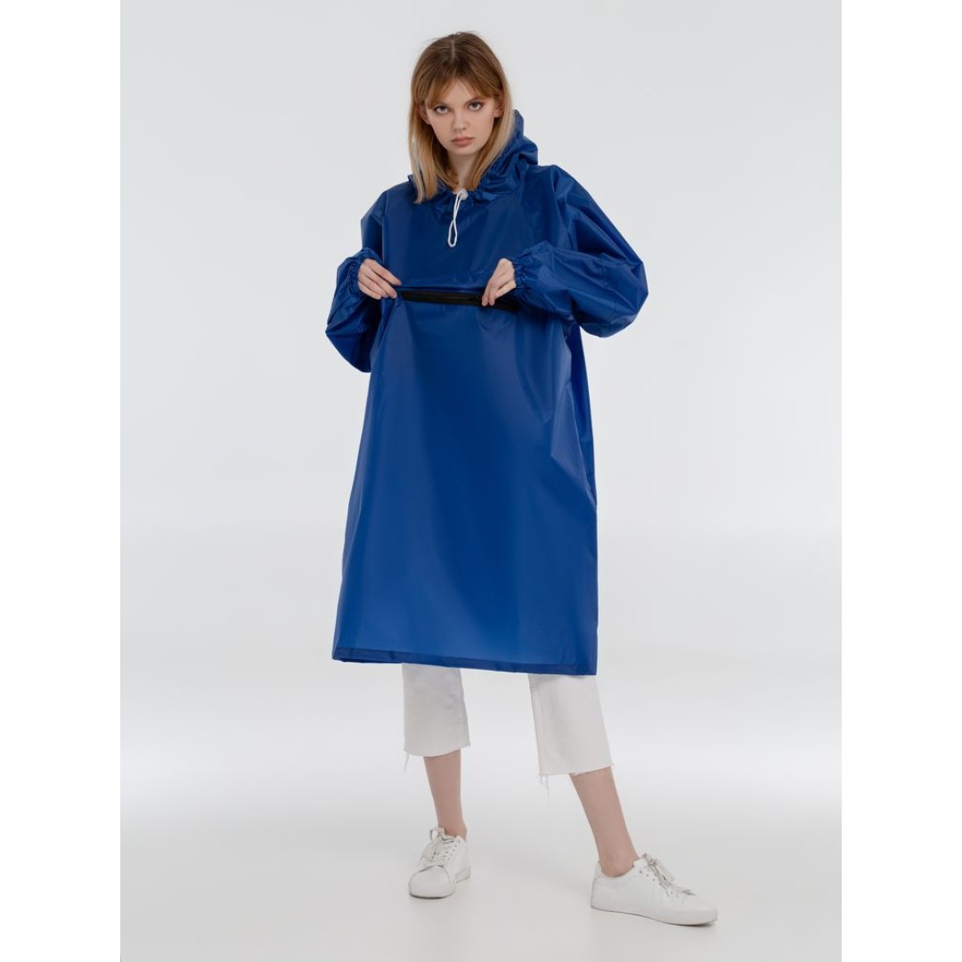 Дождевик-анорак Alatau, ярко-синий, единый