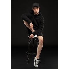 Толстовка унисекс H3, черная, размер XS/S