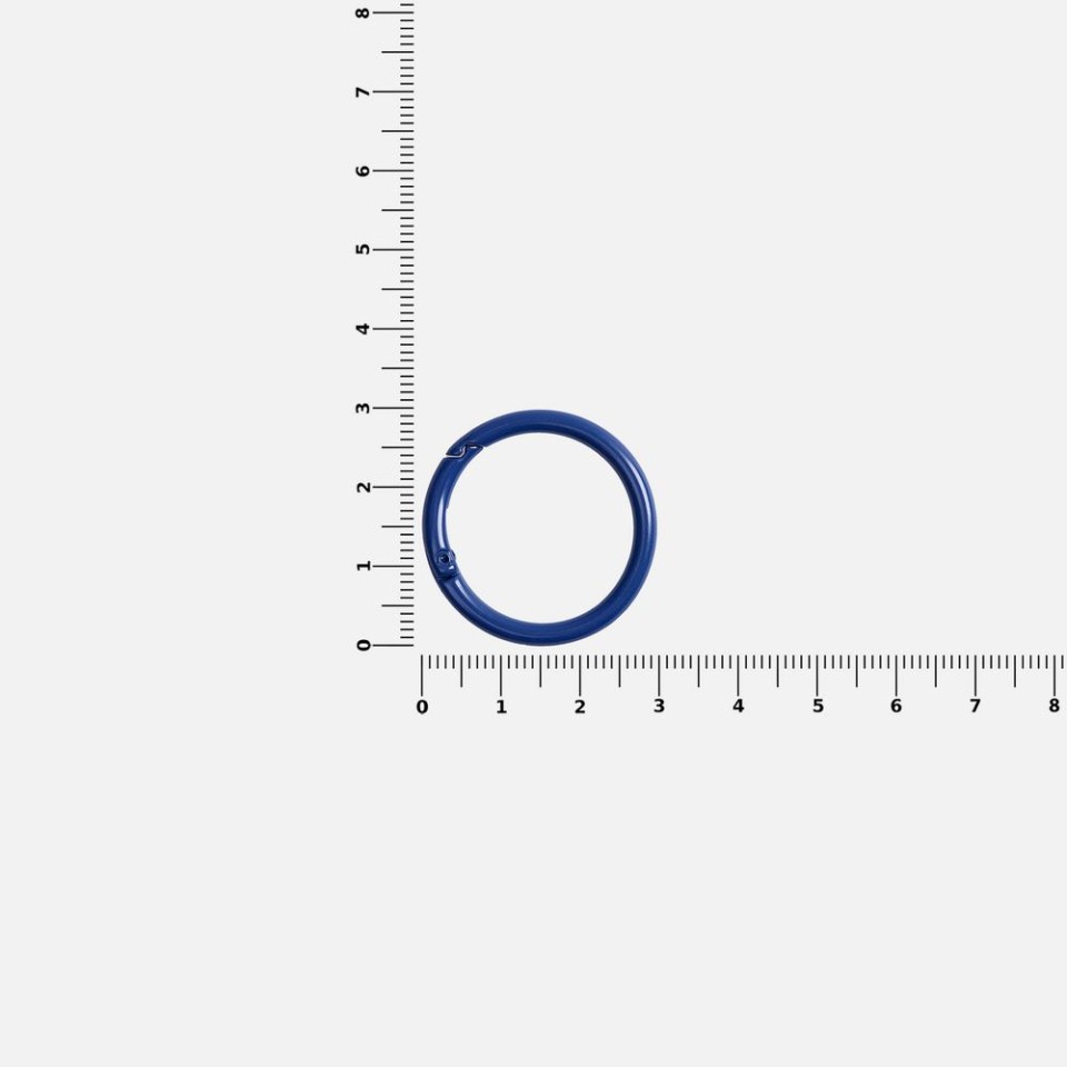 Карабин-кольцо Claus, L, синий