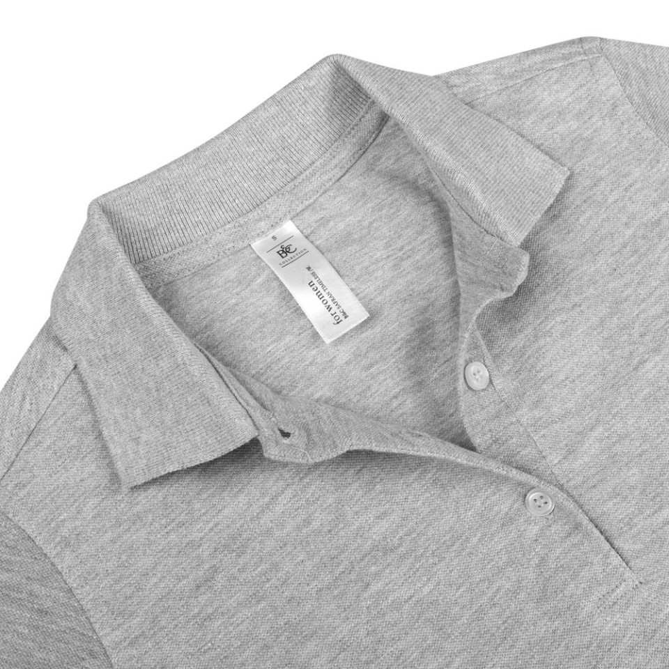 Рубашка поло женская Safran Timeless серый меланж, L