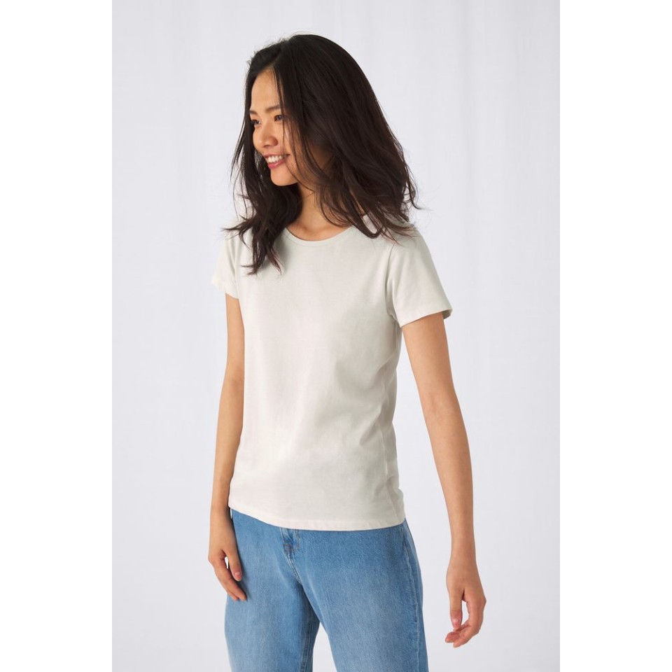 Футболка женская E150 Inspire (Organic), ярко-розовая (фуксия)