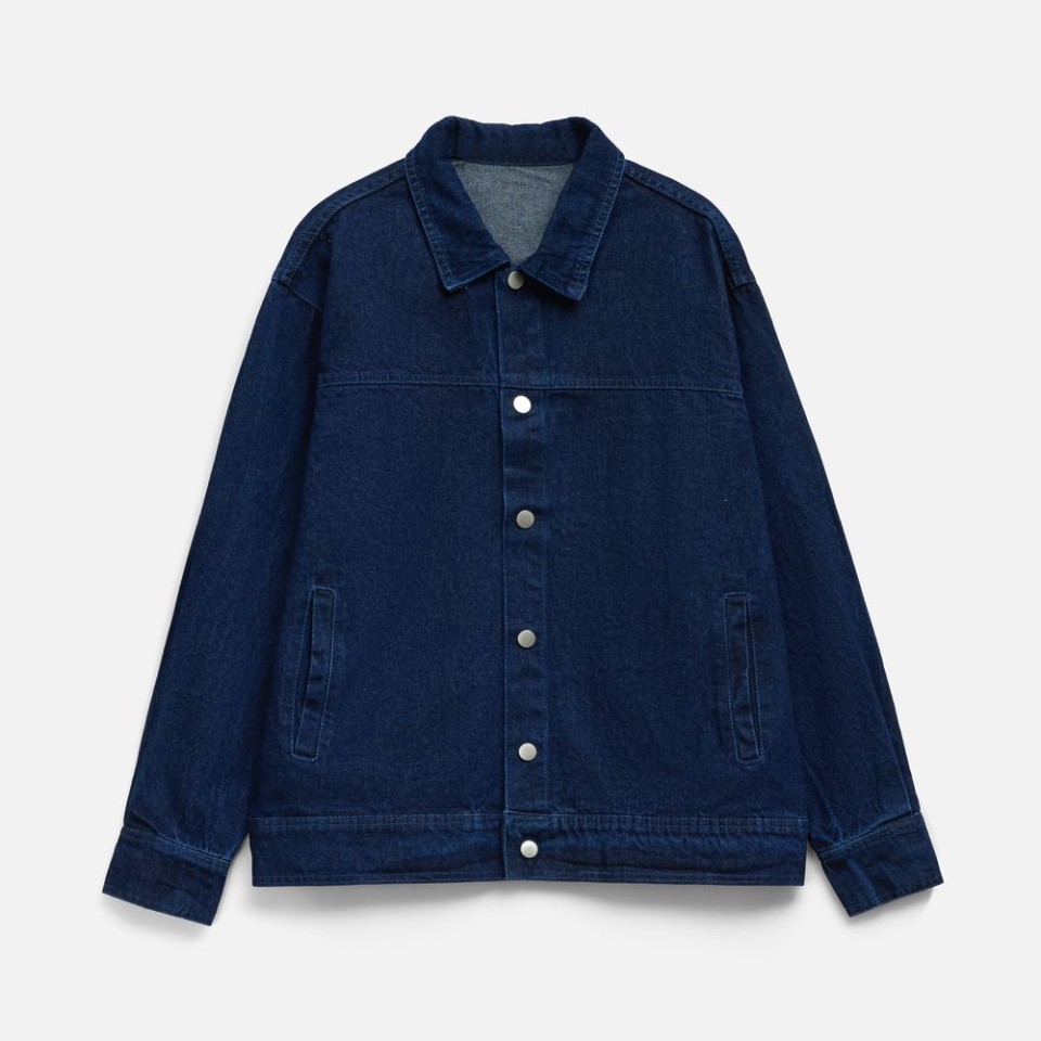 Куртка джинсовая O1, темно-синяя, размер XS/S