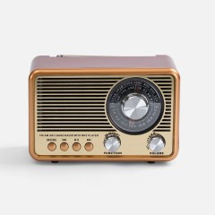 Bluetooth-колонка с радио Listenberg, коричневая