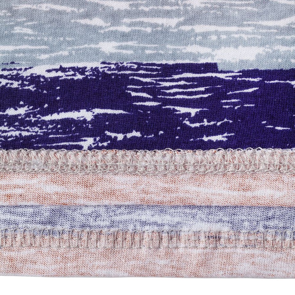 Футболка мужская RAYET двусторонняя, оранжевый/фиолетовый, S