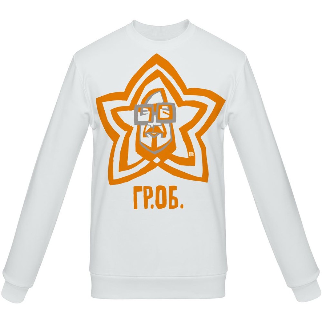 Свитшот «Меламед. Егор Летов», белый, S