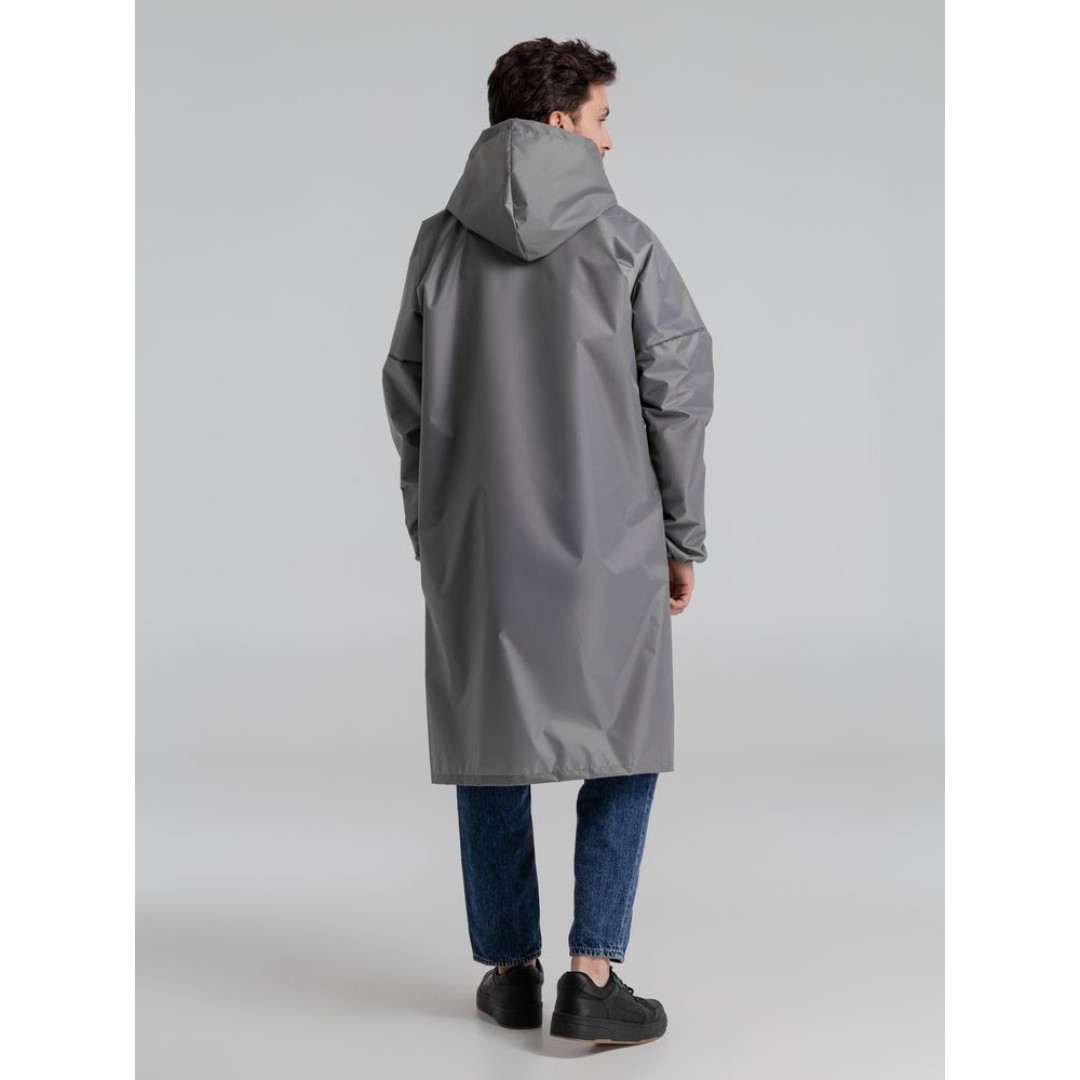 Дождевик со светоотражающими элементами Rainman Blink, серый, размер XS