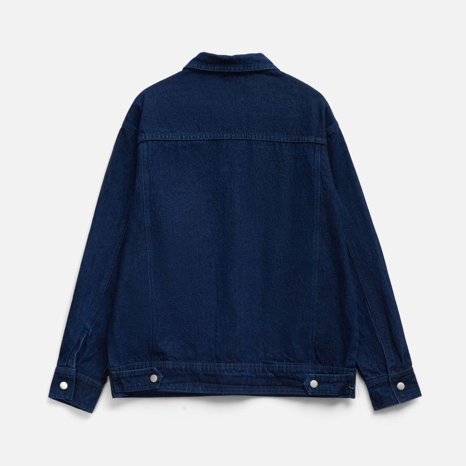 Куртка джинсовая O1, темно-синяя, размер XS/S