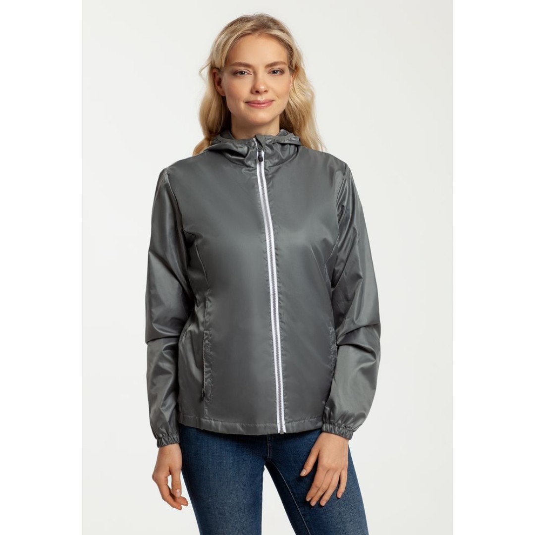 Ветровка женская Fastplant серая, S
