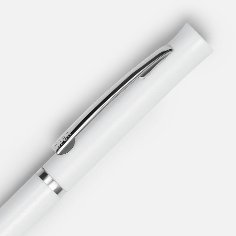 Ручка шариковая Euro Chrome, белая