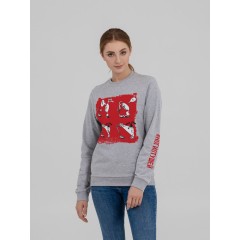 Толстовка «Ногиотушей», серый меланж, S