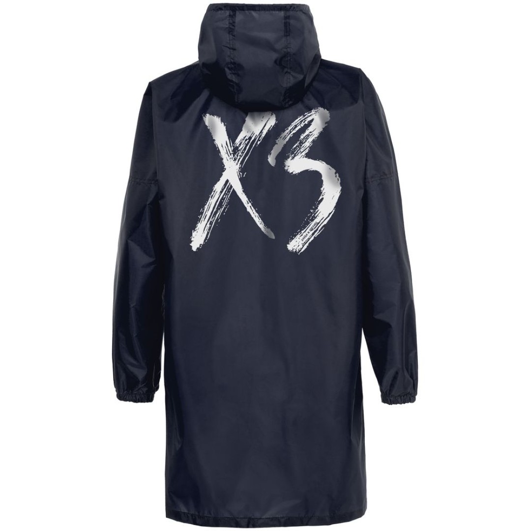 Дождевик «ХЗ», темно-синий с серебристым, S