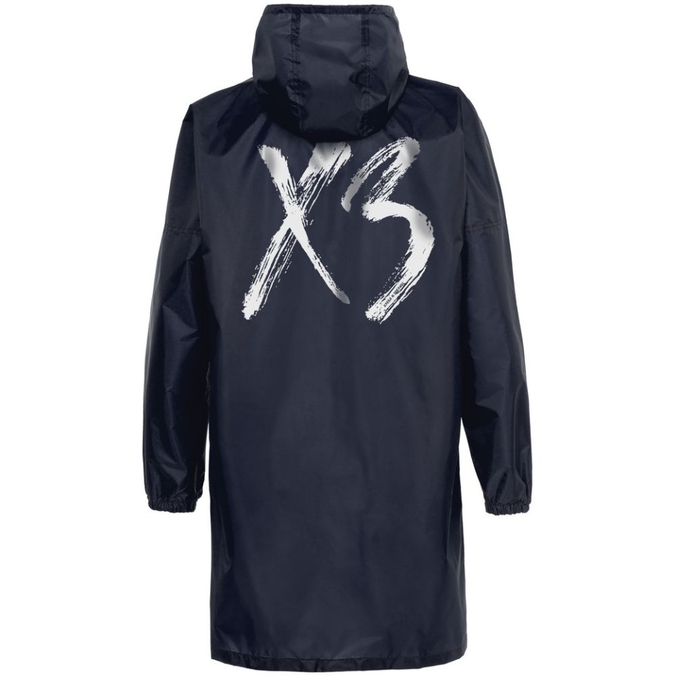 Дождевик «ХЗ», темно-синий с серебристым, S
