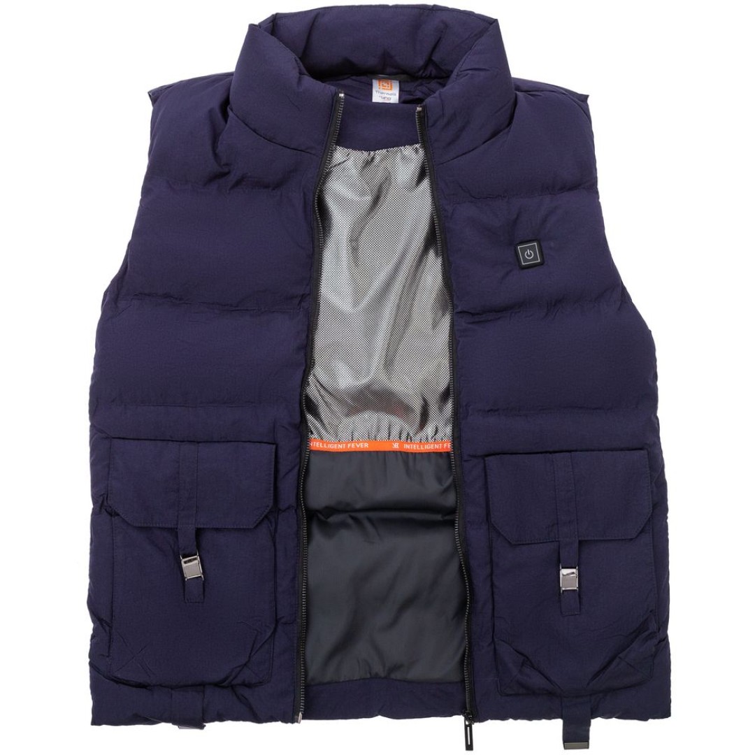 Жилет с подогревом Thermalli Zermatt темно-синий, S