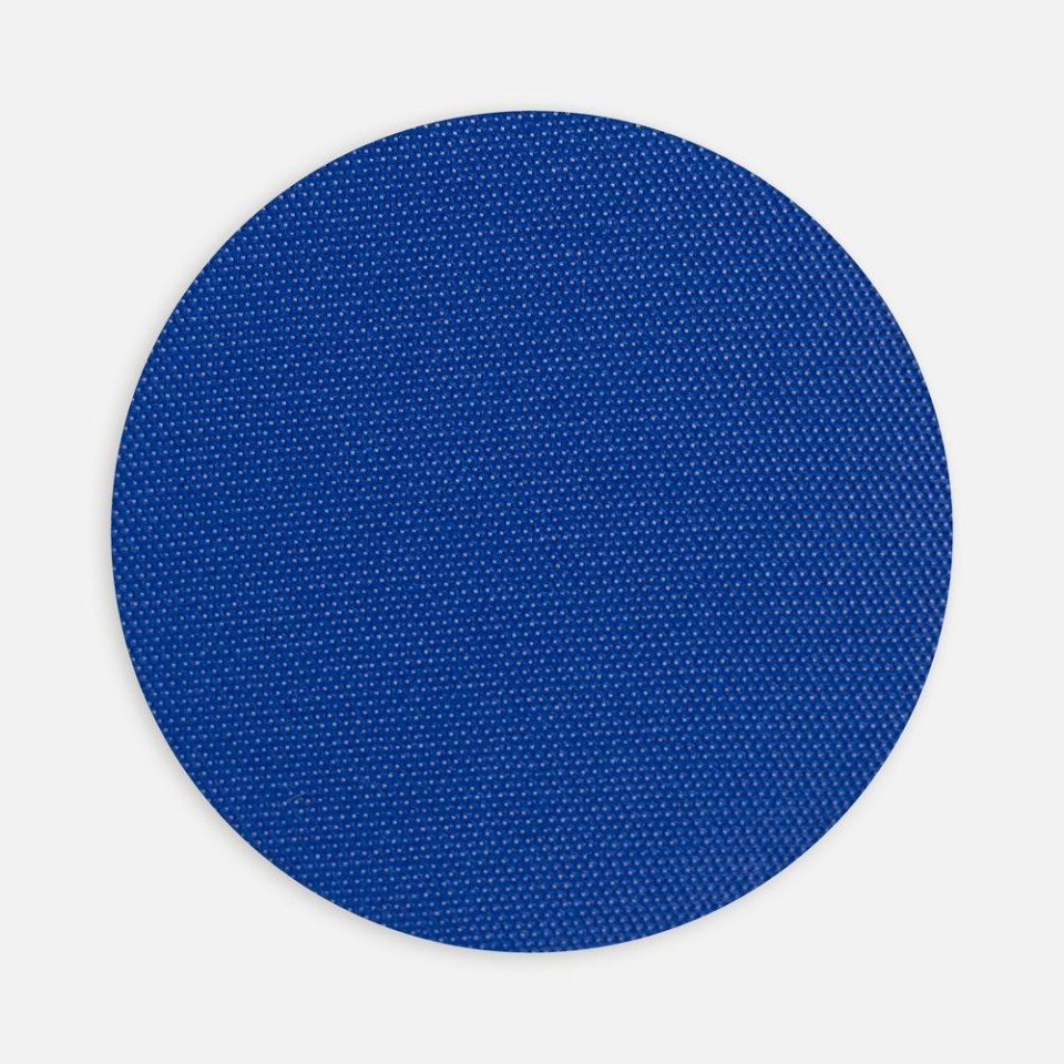 Наклейка тканевая Lunga Round, M, синяя