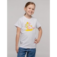 Футболка детская Skateboard, белая, 6 лет