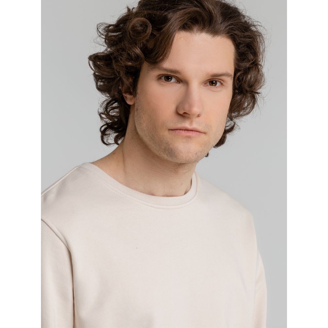 Свитшот унисекс BNC Inspire (Organic), молочно-белый