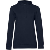 Толстовка с капюшоном женская Hoodie, темно-синяя, S