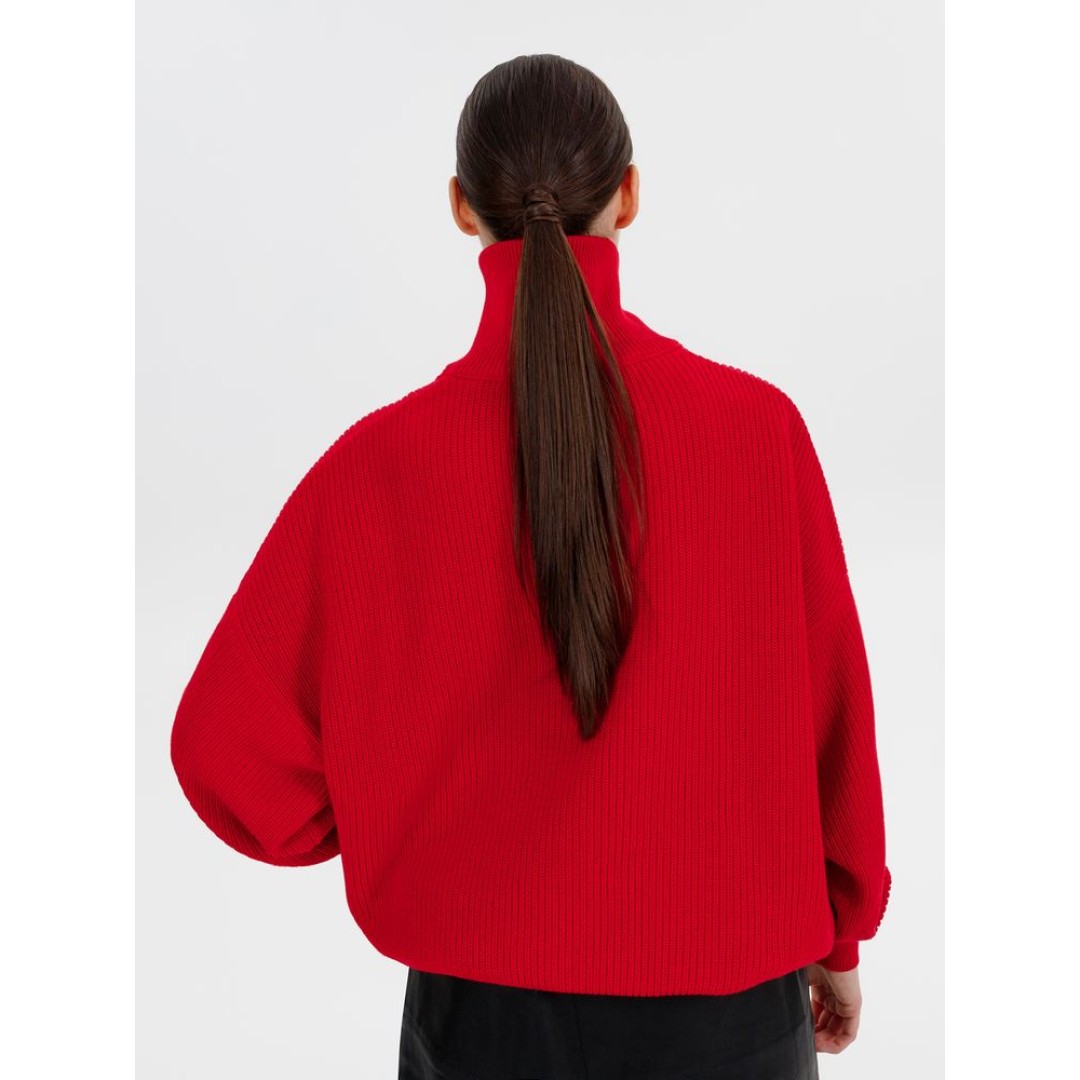 Джемпер Siluetti Birne, красный, размер S/M