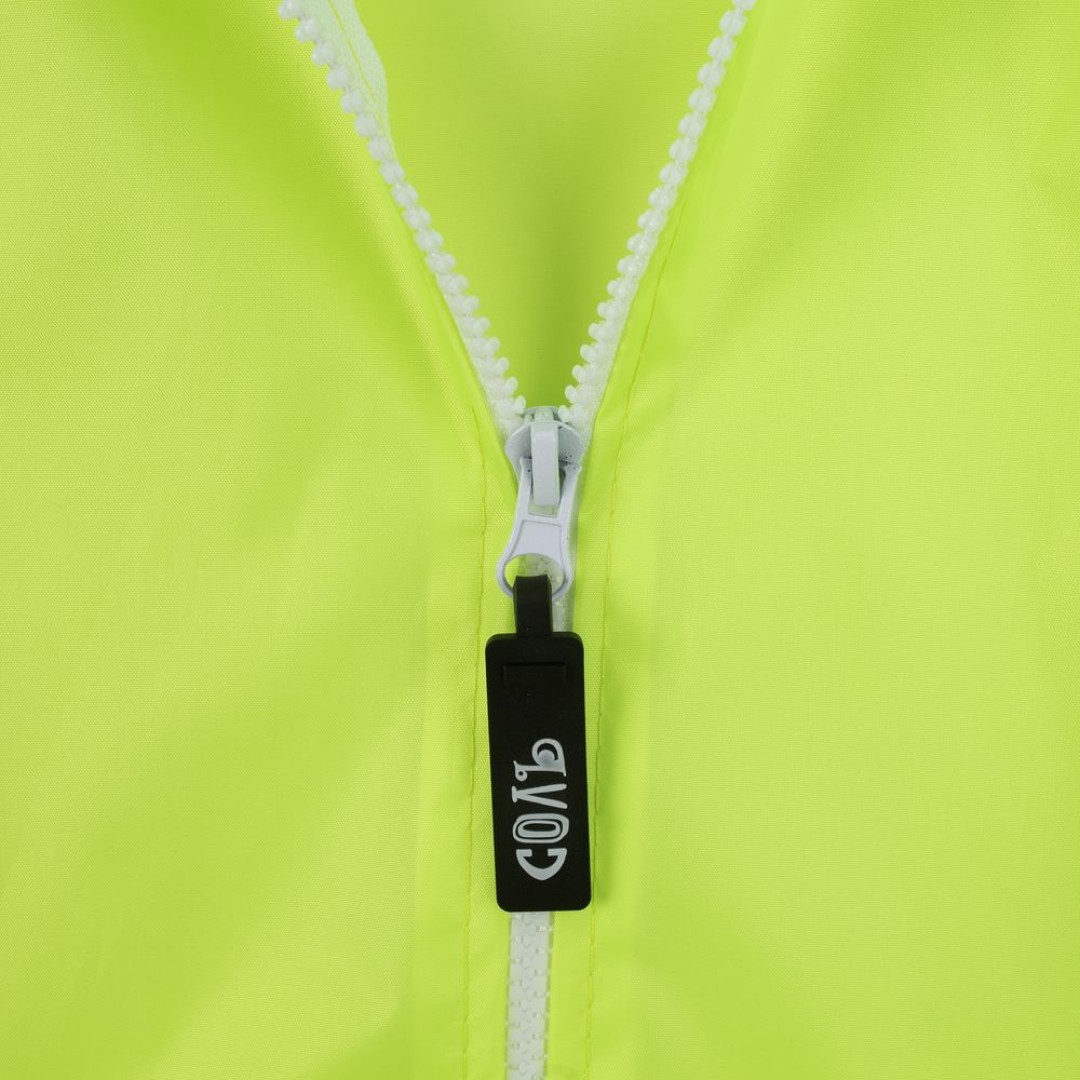 Дождевик «Воплащение всего», неоново-желтый, S