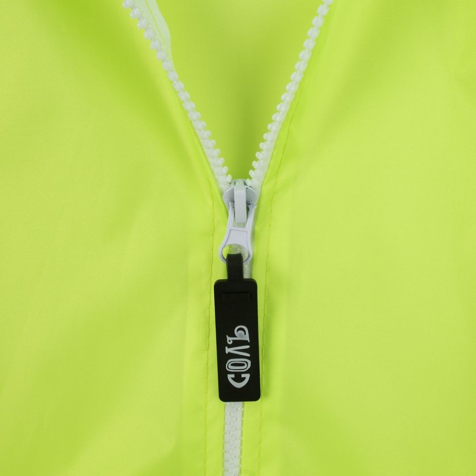 Дождевик «Воплащение всего», неоново-желтый, XL