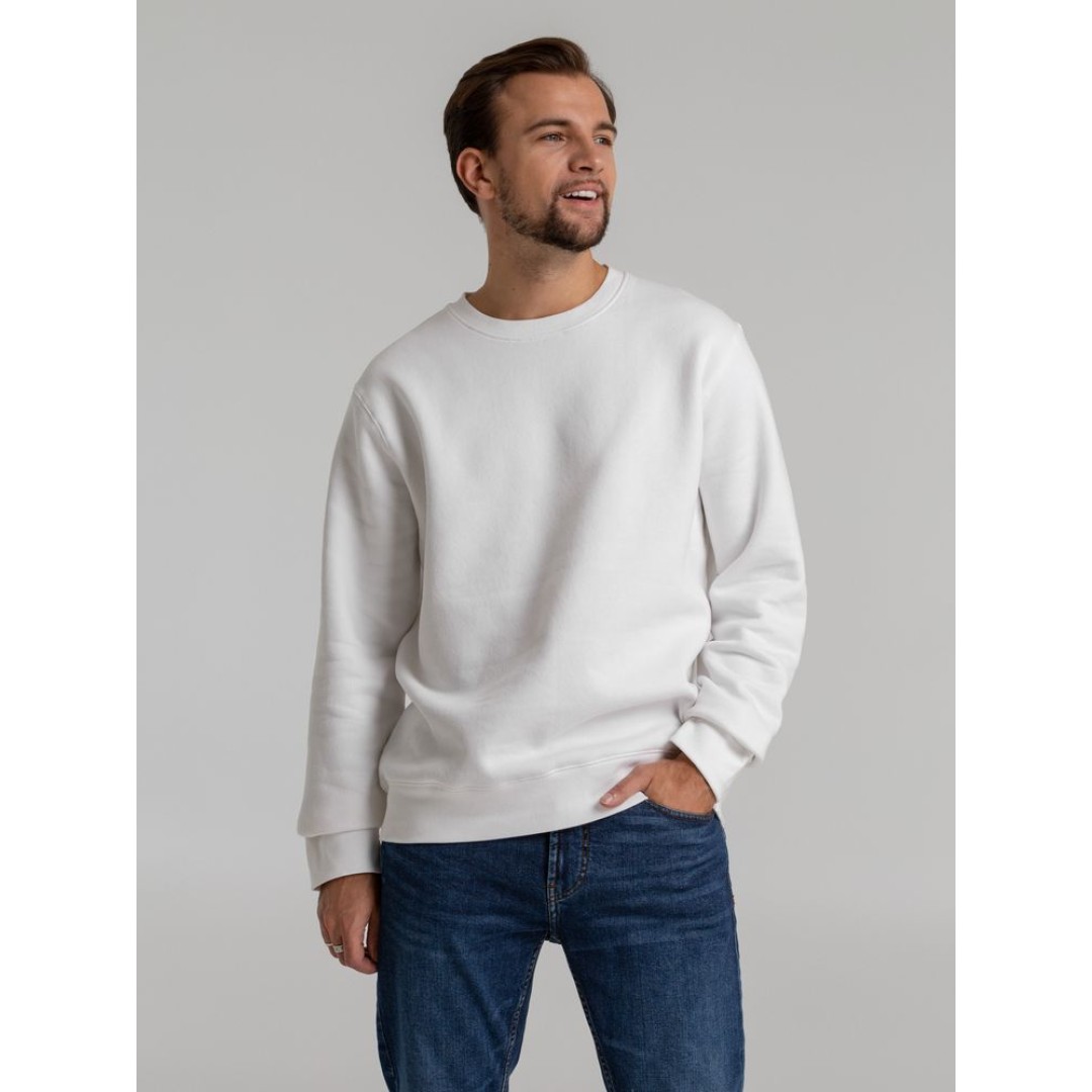 Свитшот унисекс King, белый, 3XL