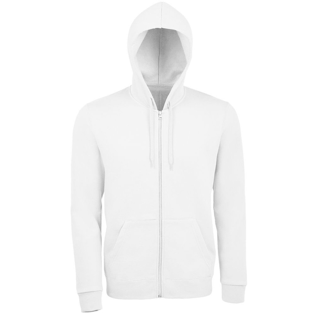 Толстовка унисекс Stone, белая, XL