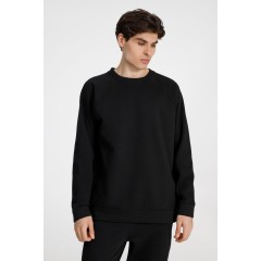 Свитшот унисекс S1, черный, размер XS/S