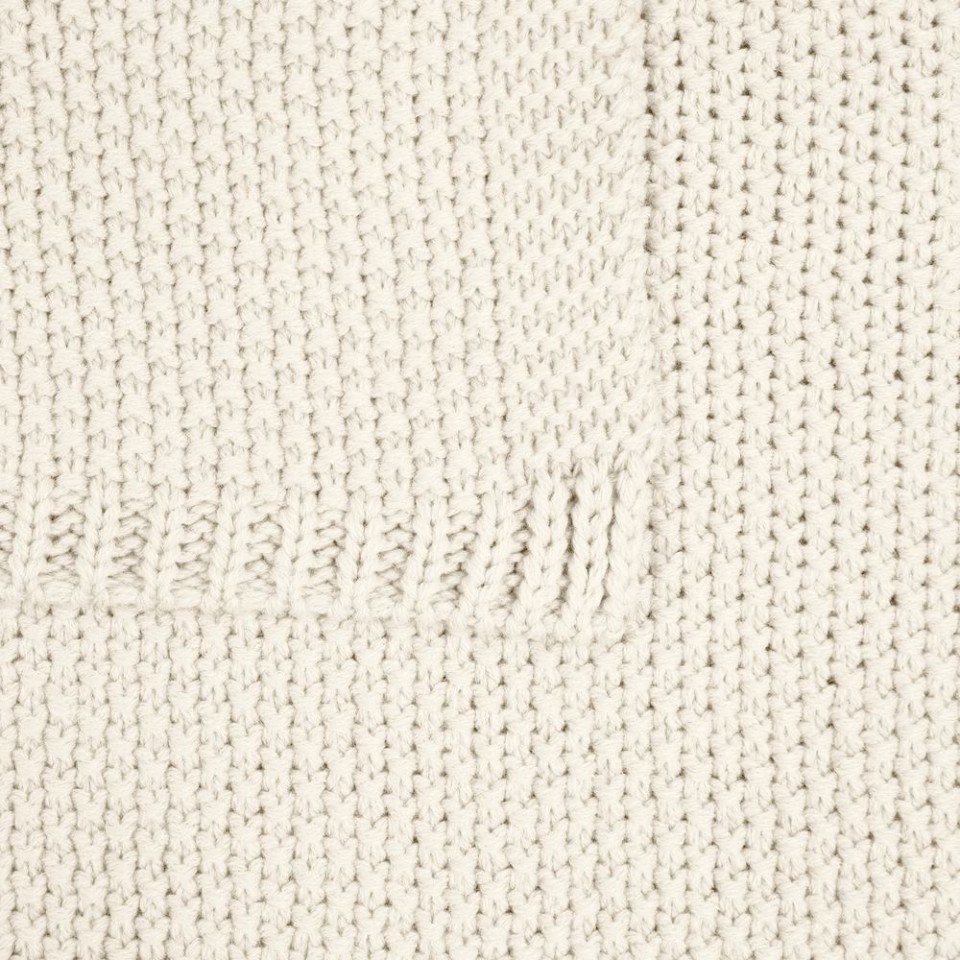 Плед Longview, молочно-белый