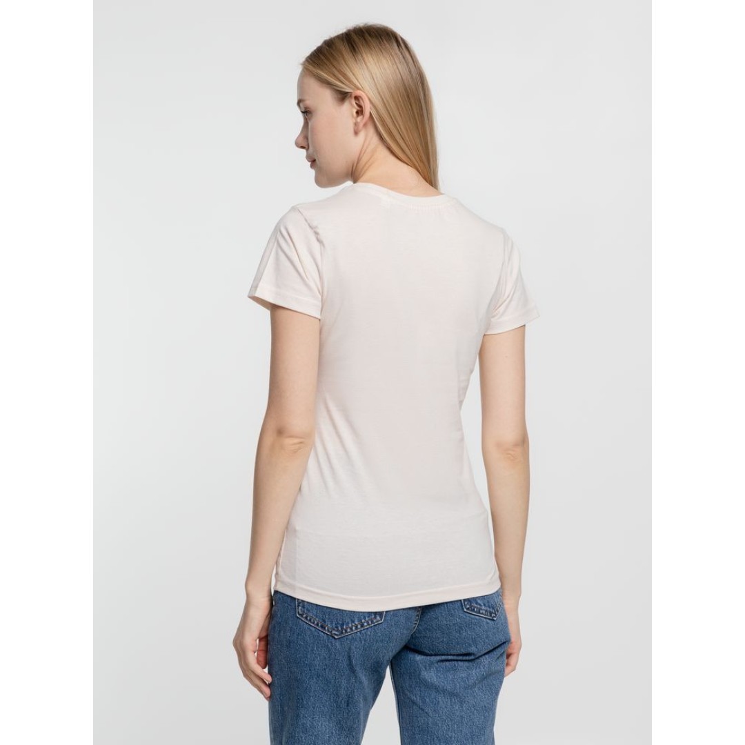 Футболка женская T-bolka Lady, молочно-белая, размер S