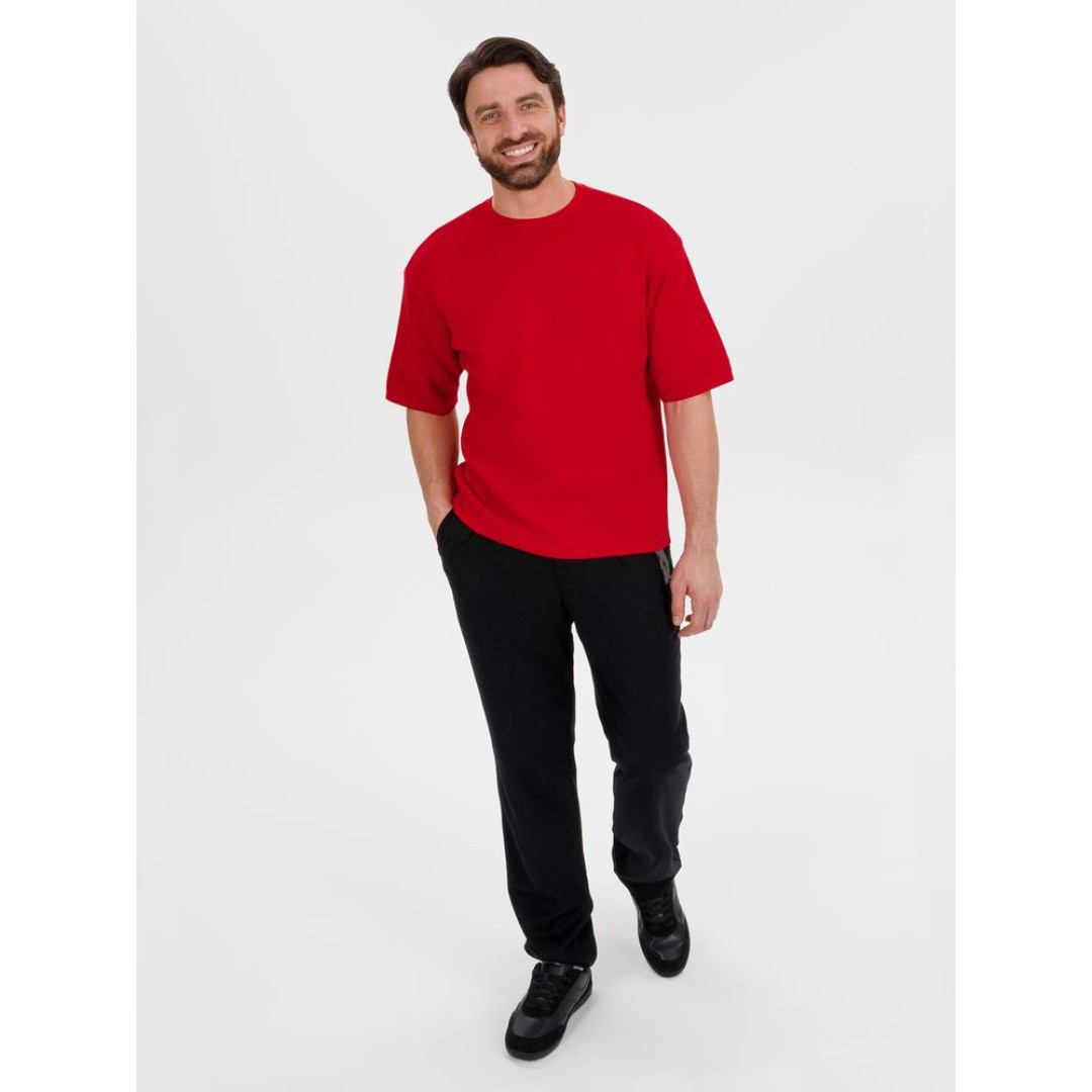 Джемпер с коротким рукавом Siluetti Volumica, красный, размер XS/S