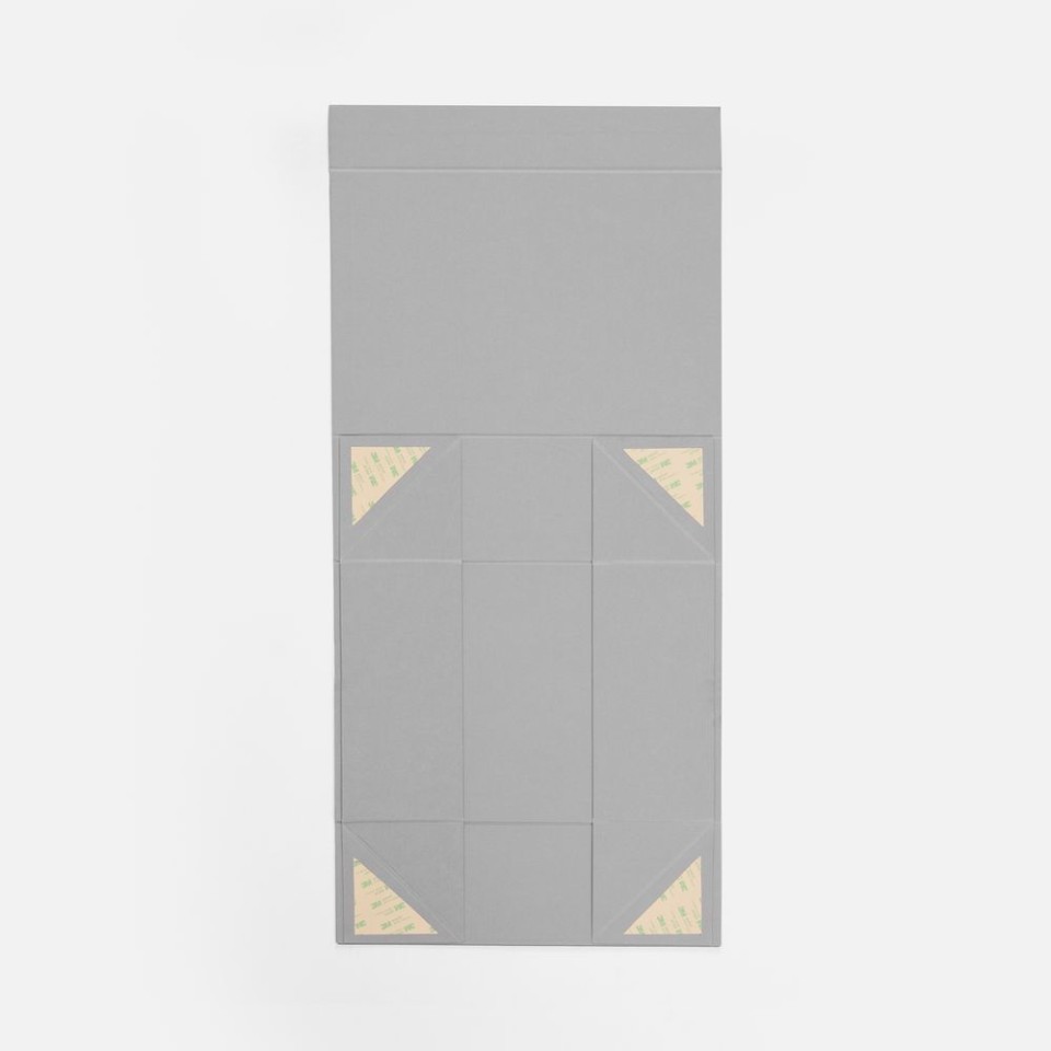 Коробка складная Quadra Fold, серая