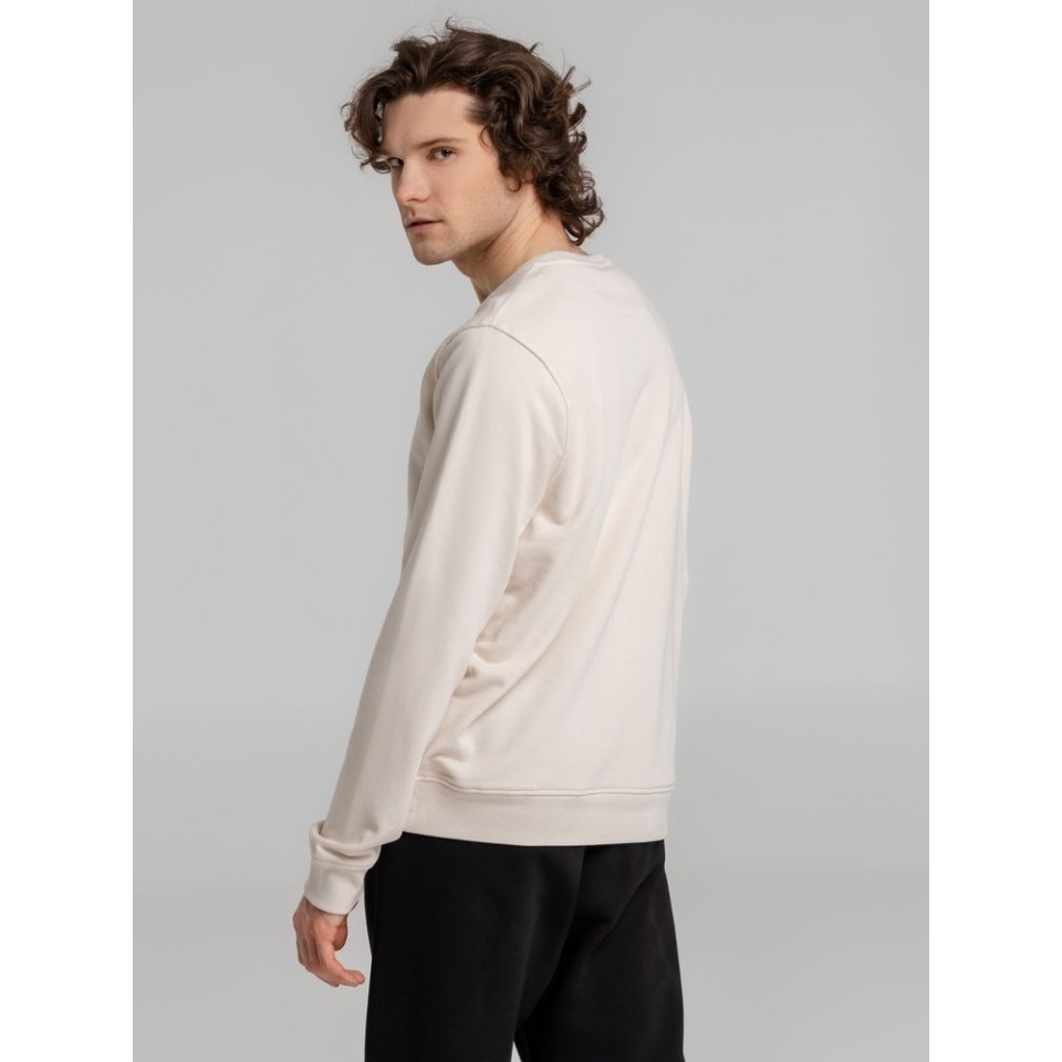 Свитшот унисекс BNC Inspire (Organic), молочно-белый