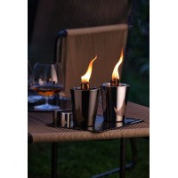 Масляная лампа Tarcia, серебристая