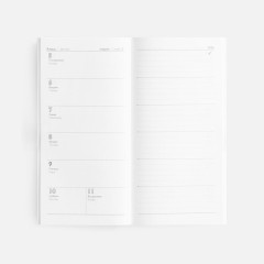 Еженедельник Baza, датированный, серый