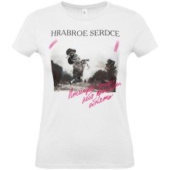 Футболка женская «Храброе сердце», белая, S