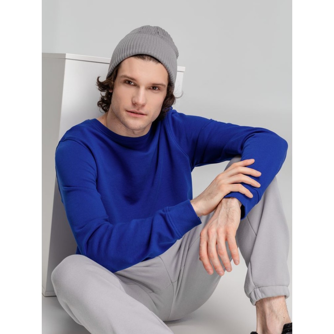 Свитшот унисекс BNC Inspire (Organic), ярко-синий