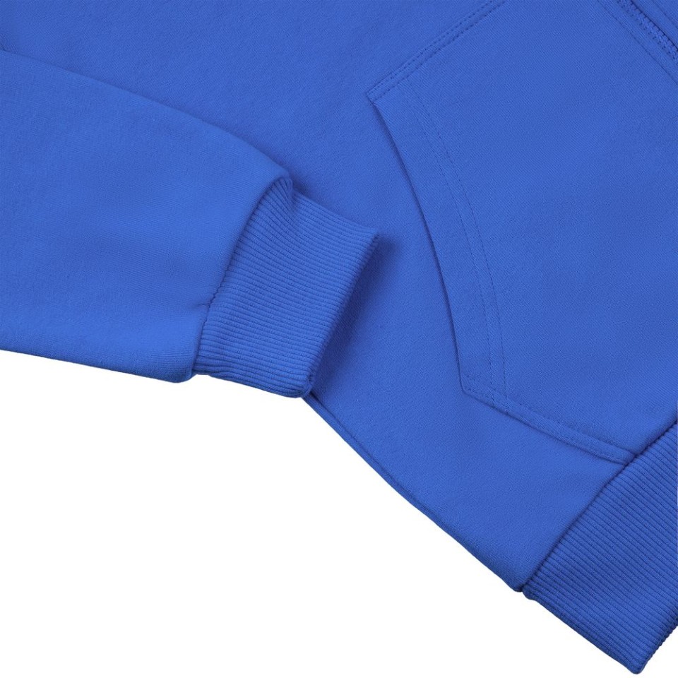 Толстовка на молнии с капюшоном Siverga Heavy 2.0, ярко-синяя, размер M