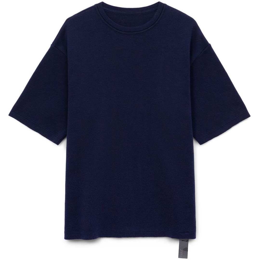 Джемпер с коротким рукавом Siluetti Volumica, темно-синий, размер XS/S